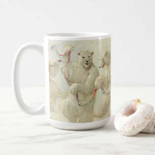 Vintage jul, Polarna Bear Dance (1915) Kaffemugg