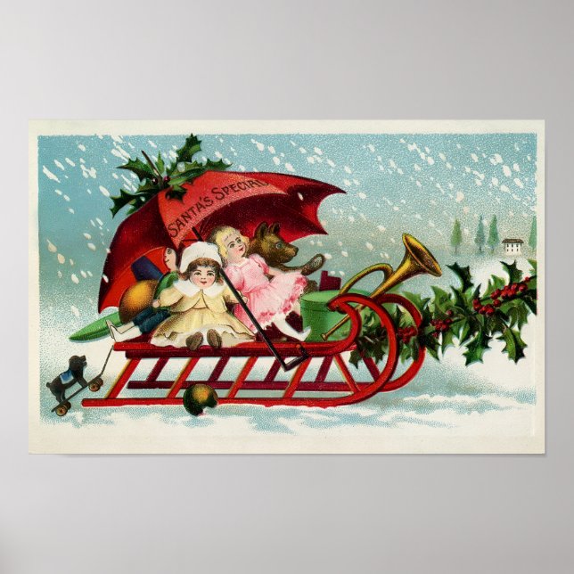 Vintage jul poster (Framsidan)