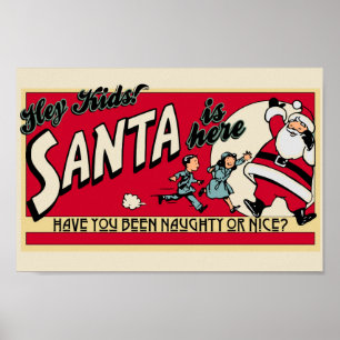 Vintage jul poster