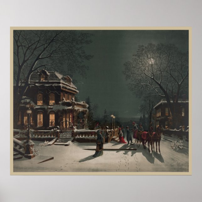 Vintage jul poster (Framsidan)