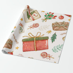"Vintage jul" Presentpapper