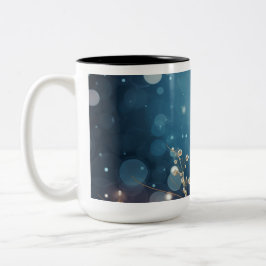 Vintage jul-prydnadsföremål Kaffe Mugg