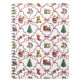 Vintage jul retro leksaker Tomte jul Anteckningsbok
