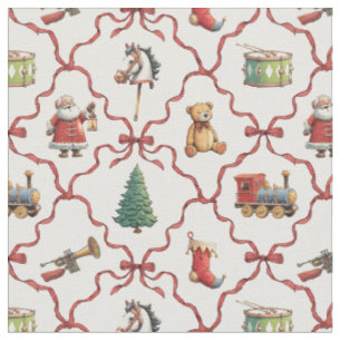 Vintage jul retro leksaker Tomte jul Tyg