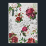 Vintage jul Ro Joyeux Noel Ephemera<br><div class="desc">Elegant och mycket detaljerad blommigt av årgången Juli med skarvlös sammansättning som har "Joyeux Noel"-typografi,  handskript,  portionsgrafik,  holly,  mistletoe och djupt rött och elfenben ro på åldrasens bakgrund.</div>