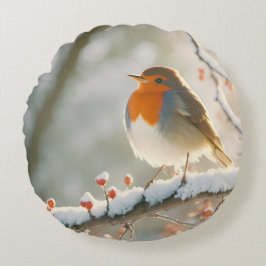 Vintage jul rund kudde