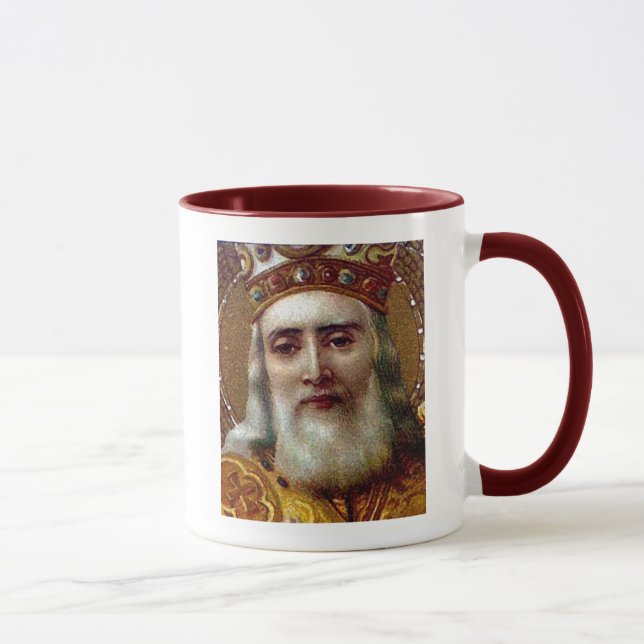 Vintage jul Saint Nicholas Mugg (Höger)