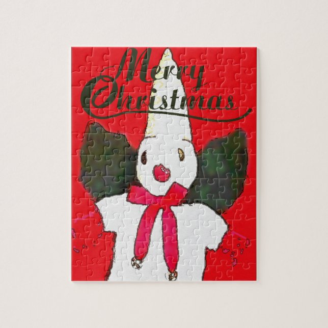 Vintage jul stil pussel (Vertikal)