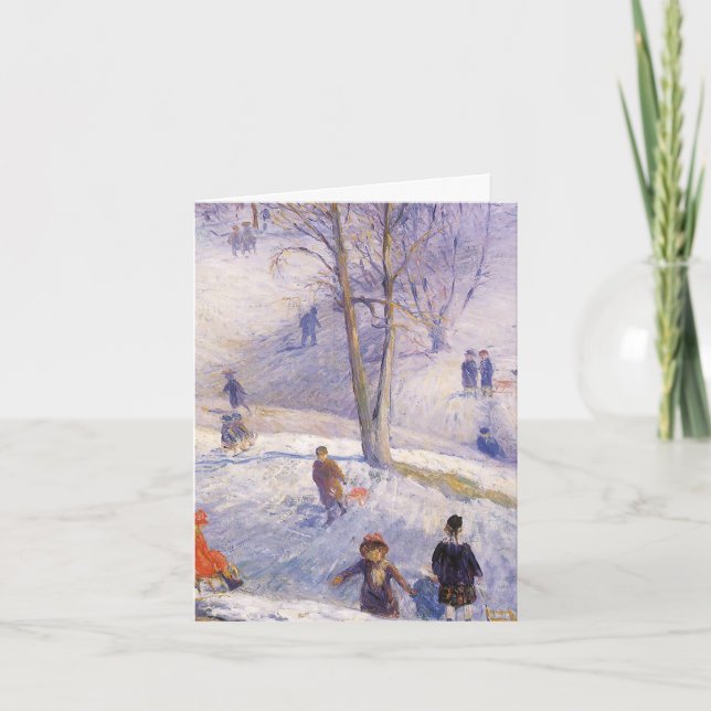 Vintage Jul Tack Kort (Framsida)