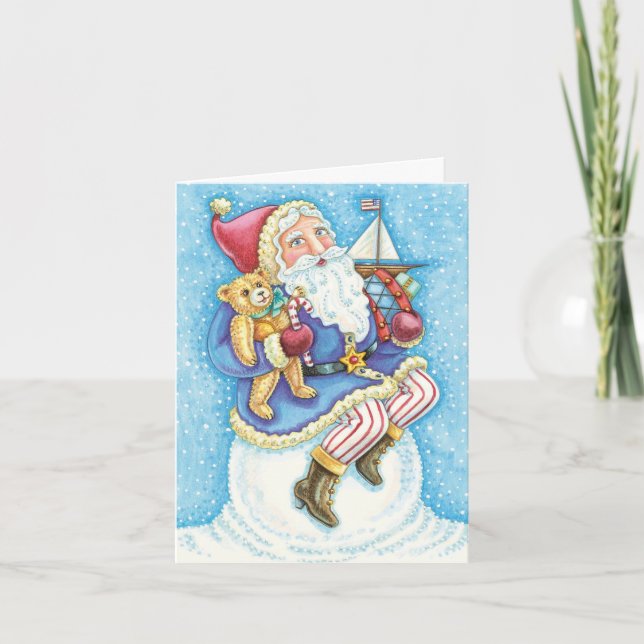 Vintage Jul Tack Kort (Framsida)