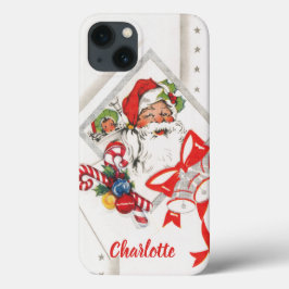 Vintage jul, Tomte med röda och vita godisbitar