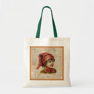 Vintage jul Tote Bag Tygkasse