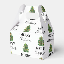 Vintage jul Träd Festive Julafton Presentaskar