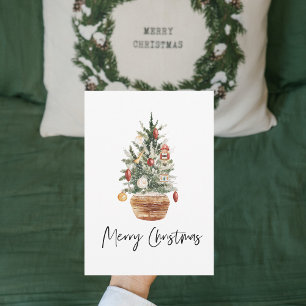 Vintage jul Träd GOD JUL
