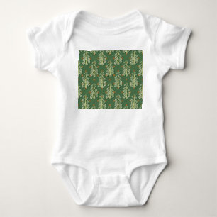 Vintage jul Träd Illustration Mönster T Shirt