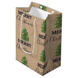 Vintage jul Träd Kraft Festive Julafton