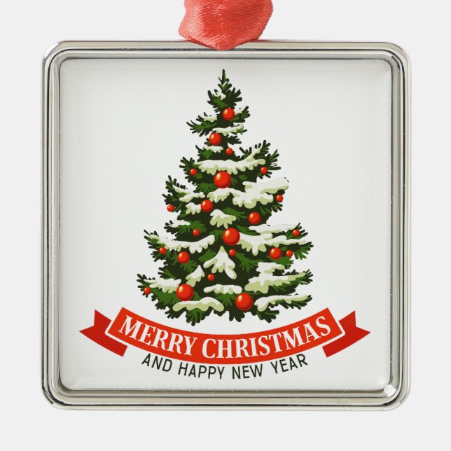 Vintage jul Träd Ornament (Framsidan)