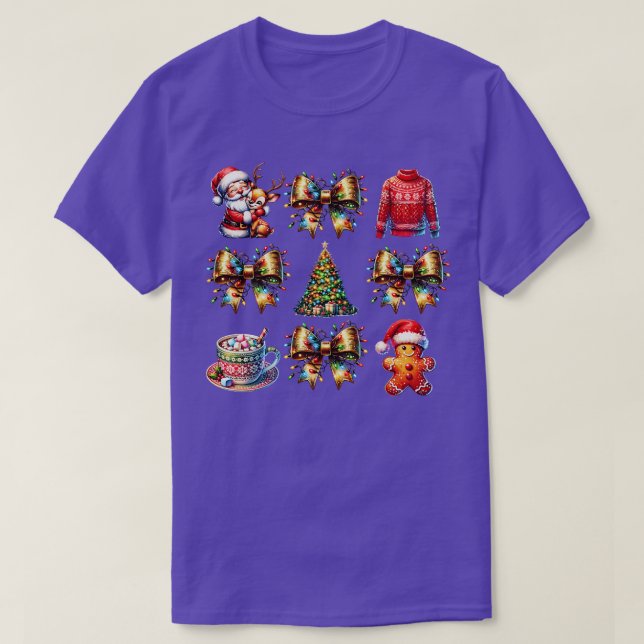 Vintage jul TShirt T Shirt (Design framsida)