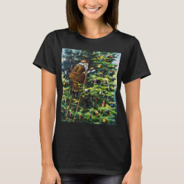 Vintage jul, Victorian Jultomten med Träd Tee