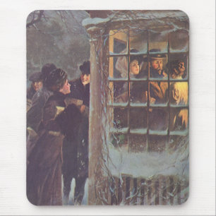 Vintage jul, Viktorianska folket vid Party Musmatta