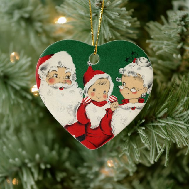 Vintage julafton julgransprydnad keramik (Träd)