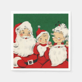 Vintage julafton pappersservett