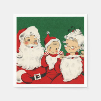 Vintage julafton pappersservett