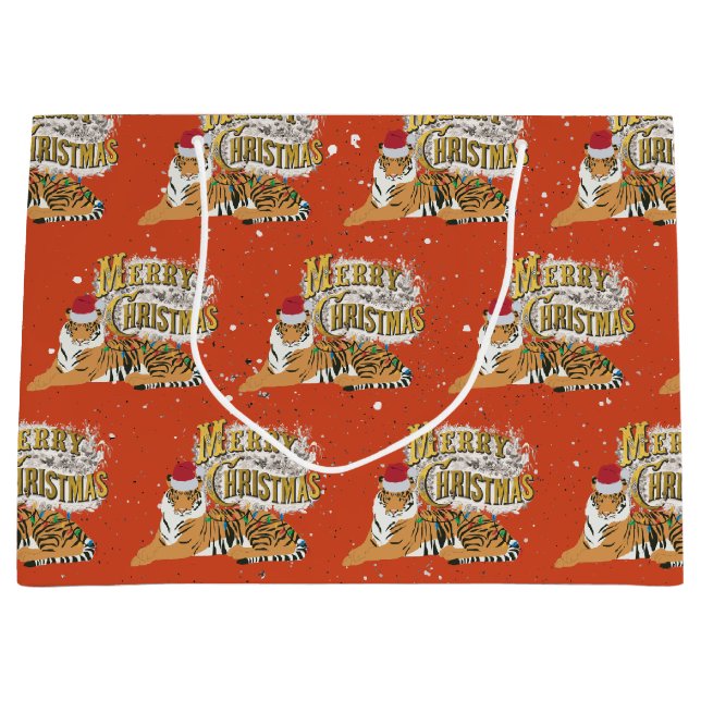 Vintage Julafton Tiger & God jul (Framsidan)