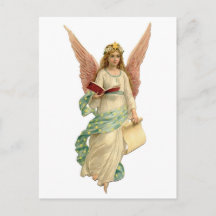 Vintage julängel med Bok