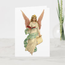 Vintage julängel med Bok