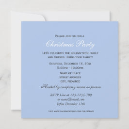 Vintage julbilds fest inbjudningar