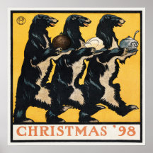Vintage-julbjörn