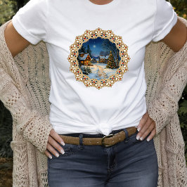 Vintage julby Doily T Shirt
