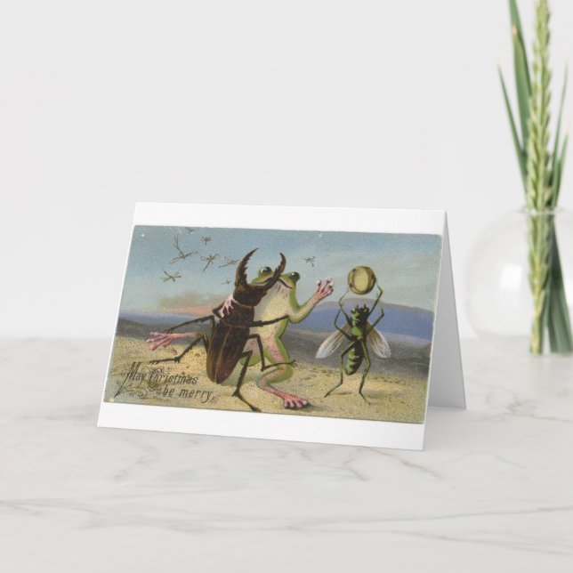 Vintage - Juldans av glädje, Kort (Framsida)