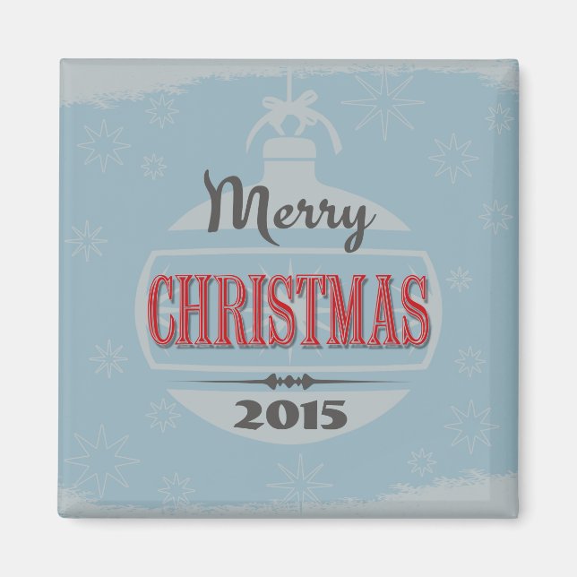 Vintage juldesign magnet (Framsidan)