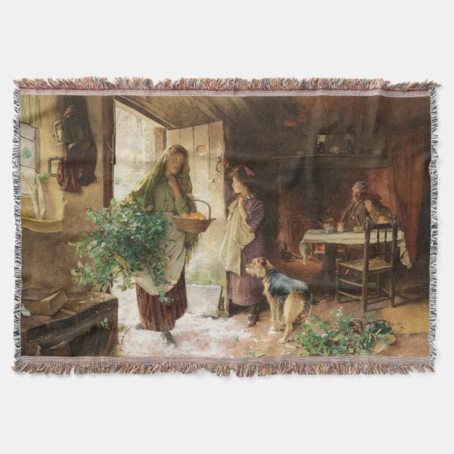 Vintage julenatt Carlton Alfred Smith Filt (Framsidan)