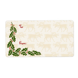 Vintage-juletiketter Fraktsedel