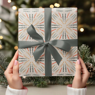 "Vintage julfärgad   Festive Retro Presentpapper