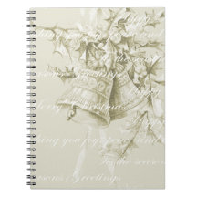 Vintage julfirande klockor neutral