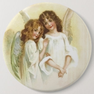 Vintage julgel knapp