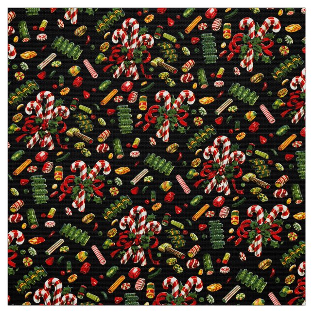 Vintage julgodis tyg (Provkarta)