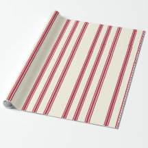 Vintage julgodisstrimlad presentpapper