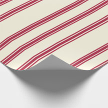Vintage julgodisstrimlad presentpapper