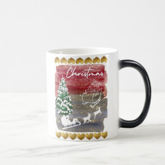 Vintage julgranar magisk mugg