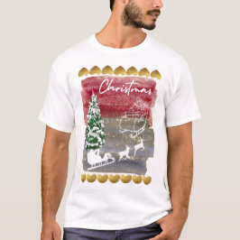 Vintage julgranar  t shirt