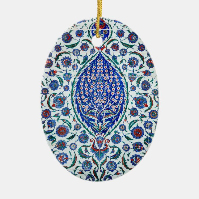 vintage julgransprydnad keramik (Framsidan)