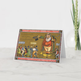 Vintage-julhälsningskort Helgkort