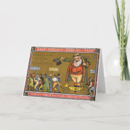 Vintage-julhälsningskort Helgkort