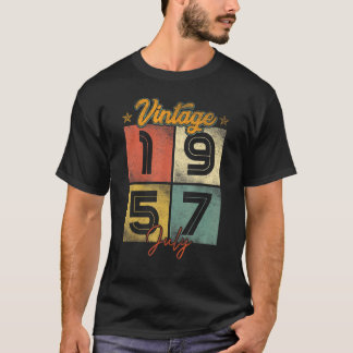 Vintage juli 1957 65 år gammal t shirt