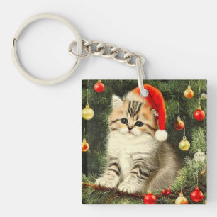 Vintage julig kattunge